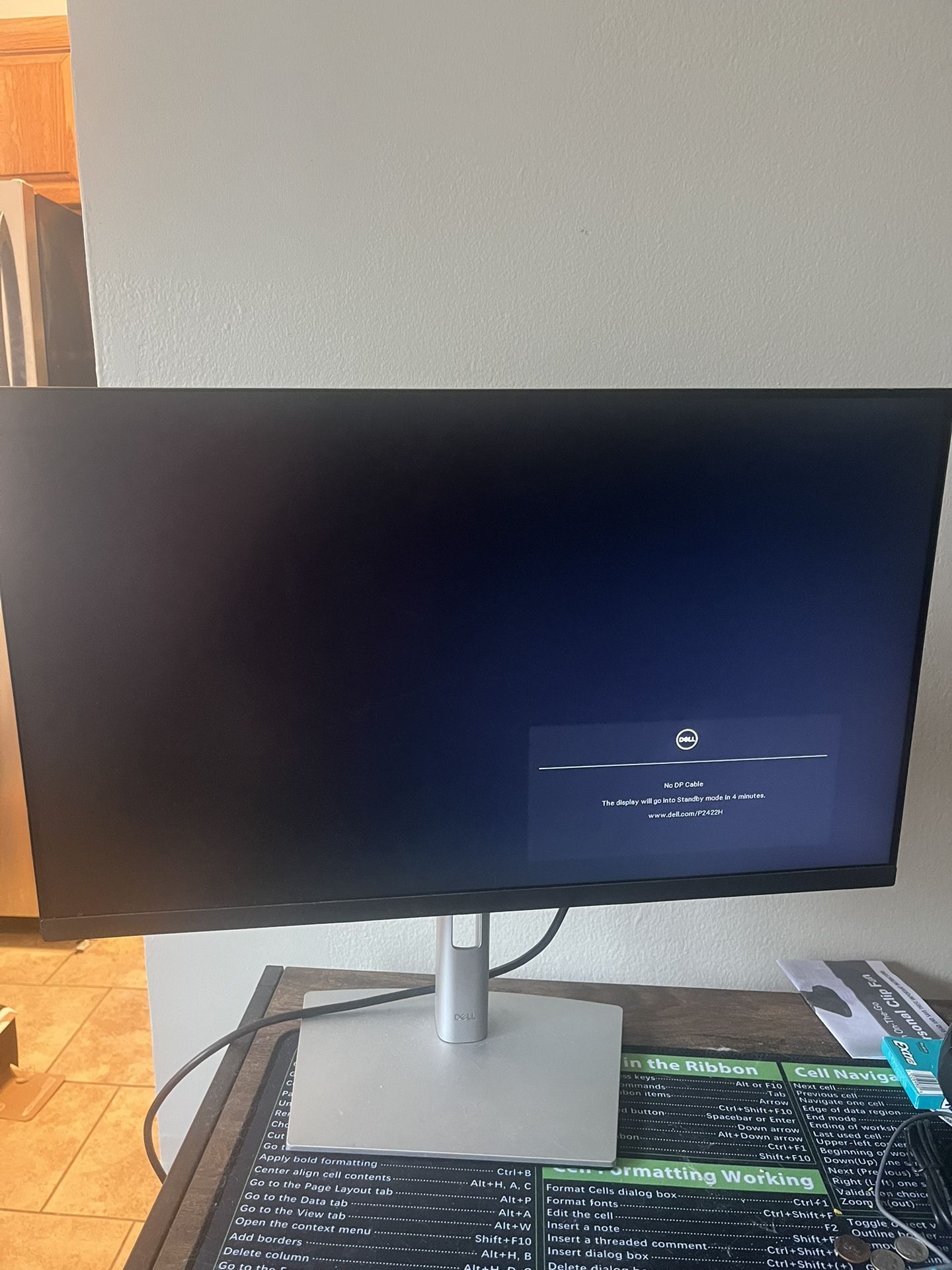 Dell 24” P2422H HD Monitor W/ Docking Station Chord Included