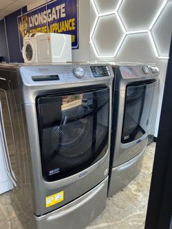 Front load washer and dryer