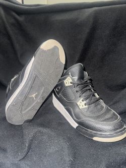 Air Jordan 4 GS Black/Cement Oreo – Good Used Condition – Size 4.5y