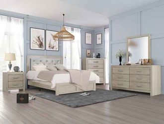💥SUPER DEAL💥7pc Queen size Bedroom Set
Take it home with $39down 
Hablamos Español Y Financiamos🙋