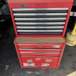 9 Drawer Tool Box With Tools 
