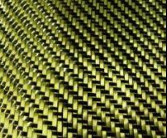 Carbon Fiber Kevlar® Hybrid Fabric-Twill Weave Composite Cloth