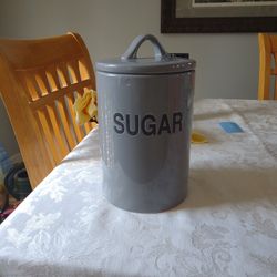 Gray - Denmark Ceramic Sugar Container