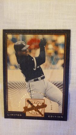 BASEBALL CARD FRANK THOMAS