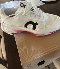 On Running White Pink Sneakers