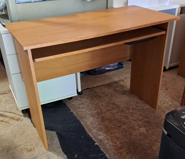 Computer Desk, 2 Bookshelves, File Cabinet