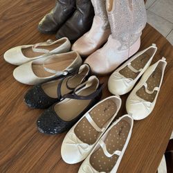 6 Pairs Girls Shoes Sizes 11 And 12