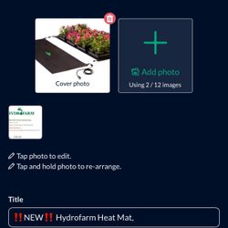 Hydrofarm Heat Mat 