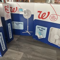 Oscillating Fan And Box Fan