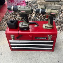 Craftsman Toolbox, Craftsman Cordless Drill 