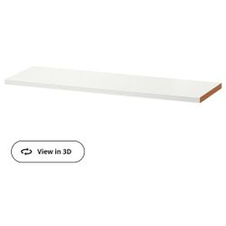 Ikea Billy Bookcase Extra Shelf  30x10 Inches White