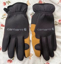 Carhartt Work Gloves Black and Tan