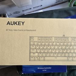 AUKEY 87-Key Mechanical Keyboard – Brand New in Box