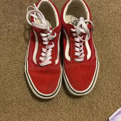 Red Old Skool Vans