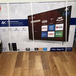 Brand New Flat Screen 55”