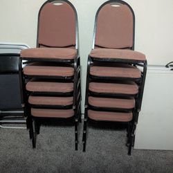 10 Stackable Chairs 