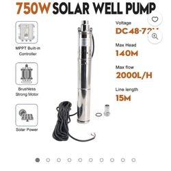 Bomba sumergible solar electrica