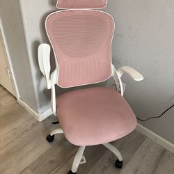 Pink gaming chair