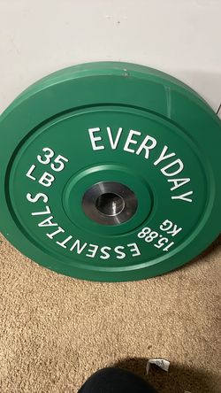 Pair of 35lb bumper plates
