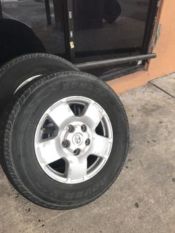 2010 Toyota Tundra 18” Wheel’s tires