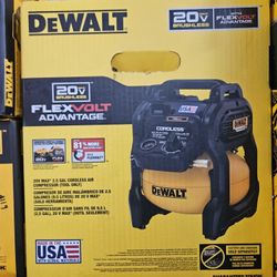 Dewalt 20v Flex Volt 2.5 Gal Cordless Air Compressor Tool Only 