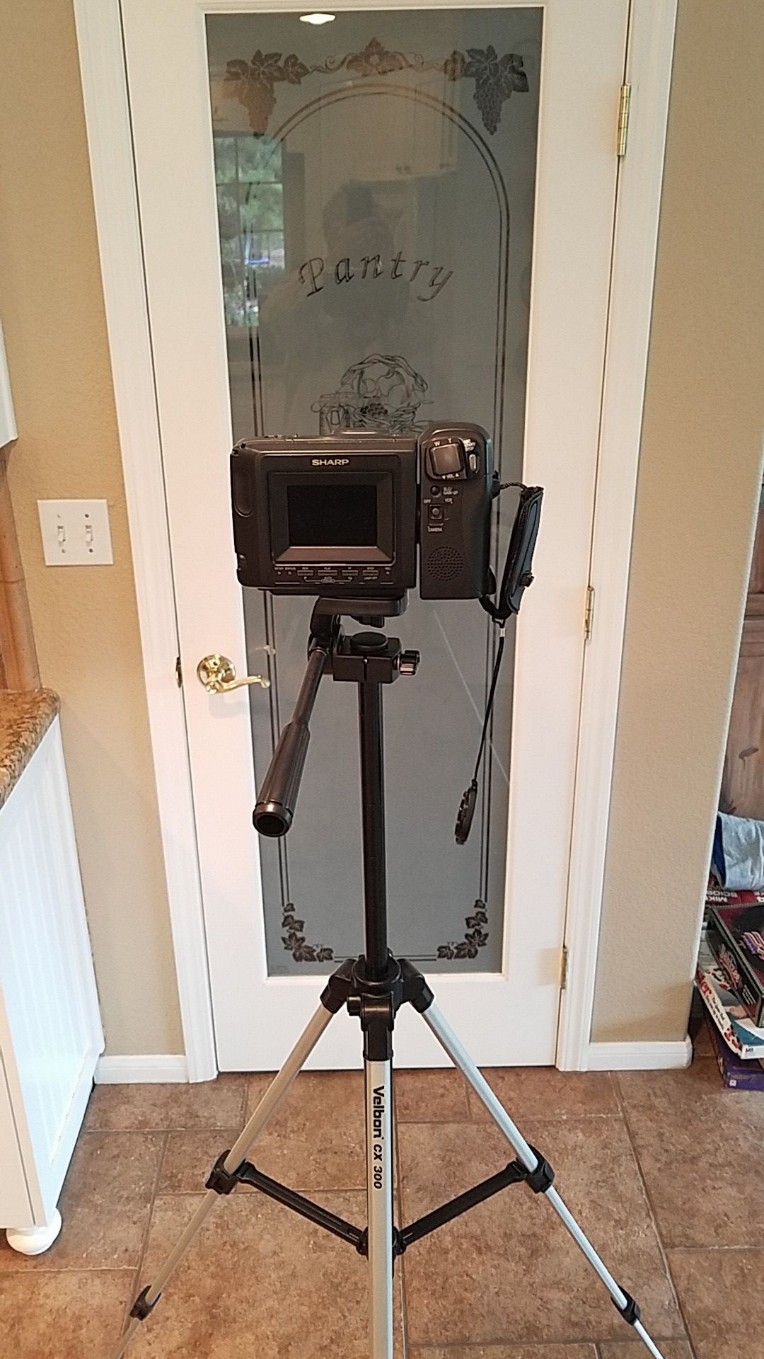 Sharp viewcam with tripod