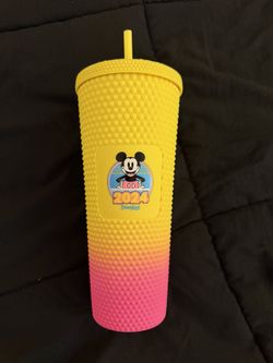 Mickey Mouse Disney Collectible Cup Yellow / Pink 