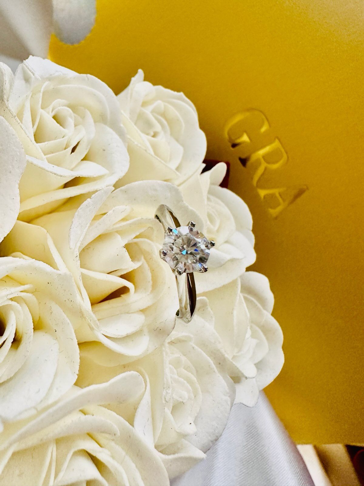 Moissanite Diamond Stud ring