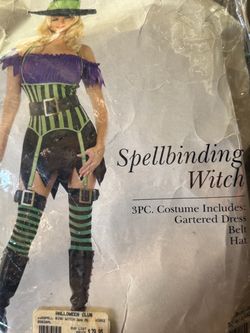 Spellbinding Witch 3-Piece Halloween Costume