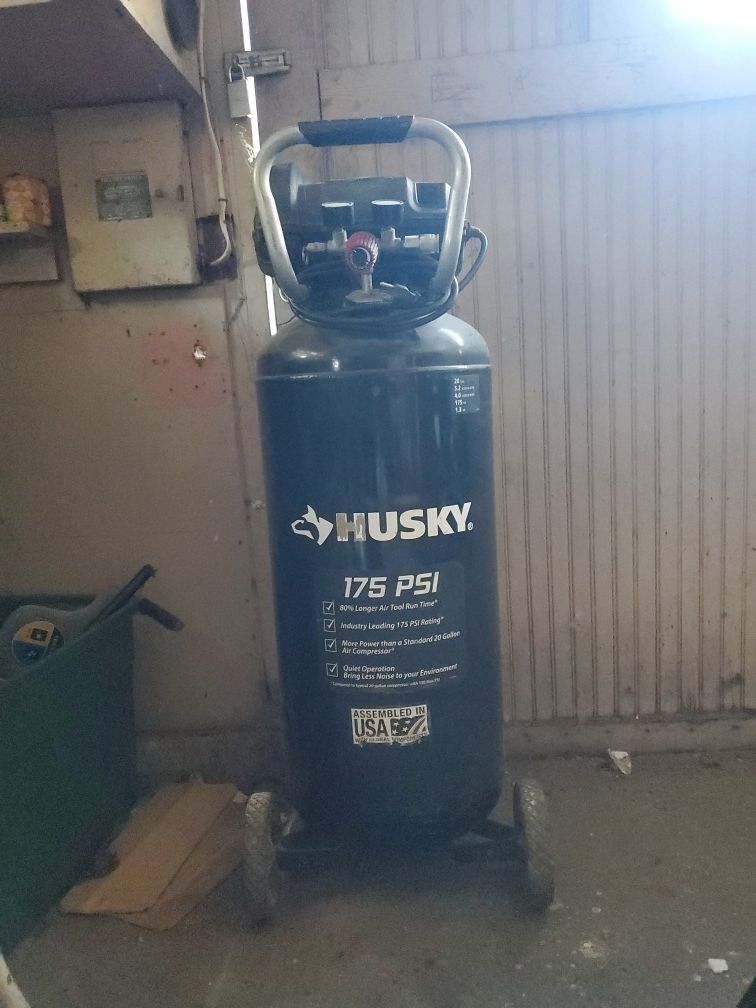 Husky 175P.S.I. air compressor