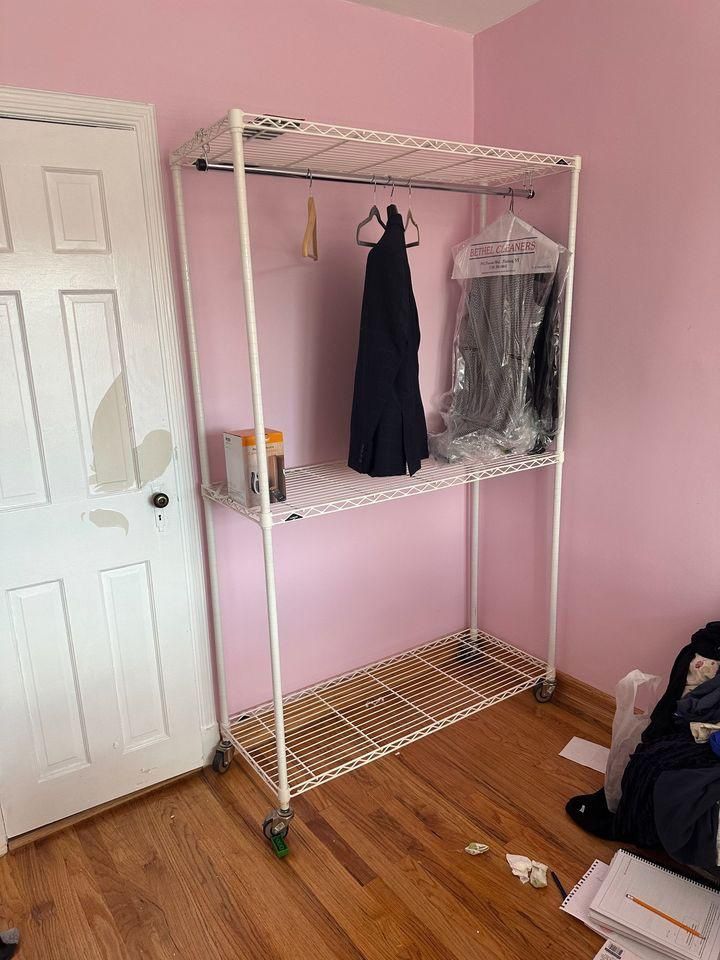 Garment Rack Wardrobe, Durable Metal,All Products : American Fashion Style Bags On Sale