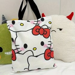 Hello Kitty Large Capacity Canvas Bag