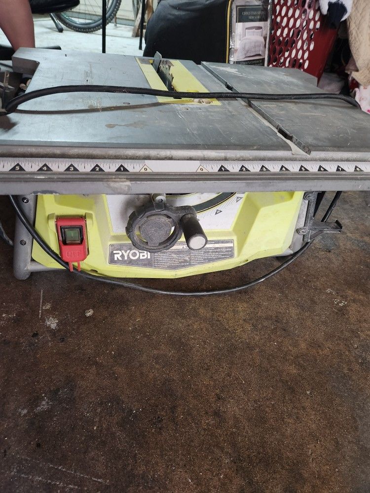 Ryobi table saw