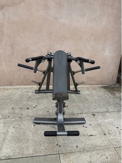 Matrix free weight shoulder press gym machine