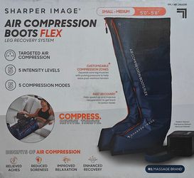 New Sharper Image Air Compression Boots Flex