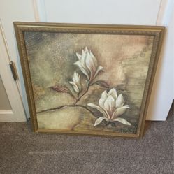 Floral Framed Painting 