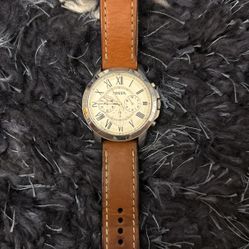 fossil watch chronograph