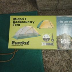 (NEW) Eureka 1-Person Backpacking Tent. 