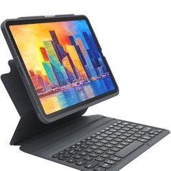 ZAGG Pro Keys Detachable Case And Wireless Keyboard For Apple IPad 11" (A16)/ 10.9 10th GEN, Multi-Device Bluetooth Pairing, Backlit Keyboard, Apple P