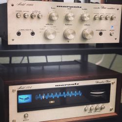 Marantz 1060 Receiver & Model 104 Tuner