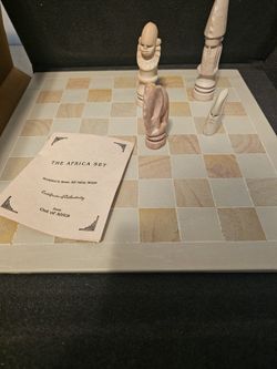 The Africa Set Chess Set