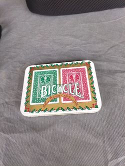 2 pack bicycle playing cards with case for sale