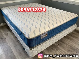 Queen size supreme orthopedic mattress and Boxspring