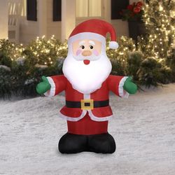 4 ft Christmas Santa Yard Inflatable by Holiday Time