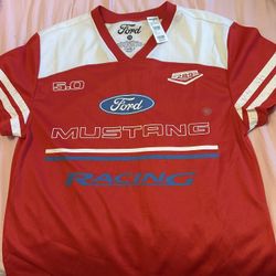 TILLYS RED FORD JERSEY  SHIRT