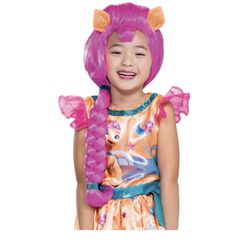 Wig pink color