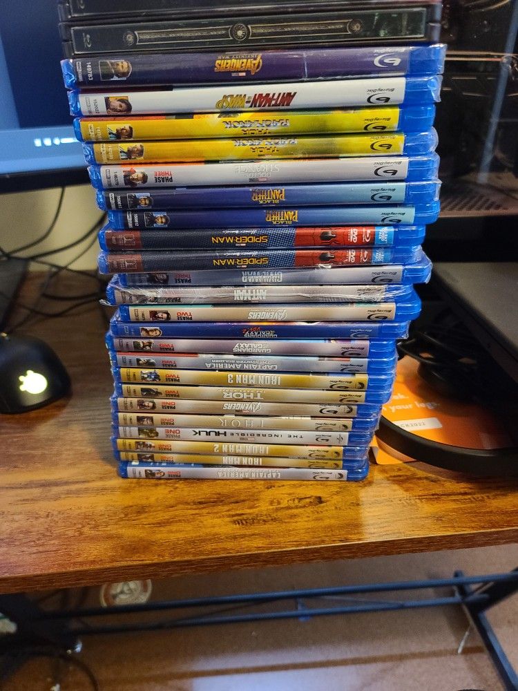 Marvel Blu Ray's