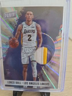 Lakers Lonzo Ball Patch Card