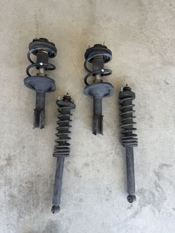 Evo x Stock Suspension