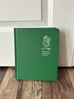 Meehan's Bartender Manual Hardcover Book